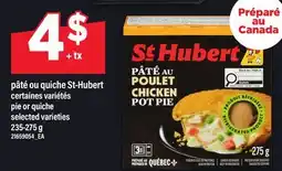Maxi PÂTÉ OU QUICHE ST-HUBERT | PIE OR QUICHE offer