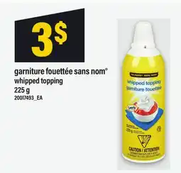 Maxi GARNITURE FOUETTÉE SANS NOM | WHIPPED TOPPING offer