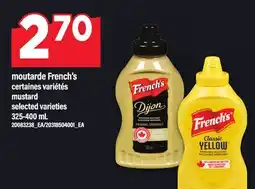 Maxi MOUTARDE FRENCH'S | MUSTARD offer