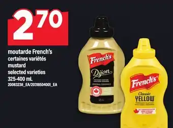 Maxi MOUTARDE FRENCH'S | MUSTARD offer