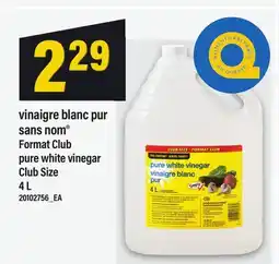 Maxi VINAIGRE BLANC PUR SANS NOM | PURE WHITE VINEGAR offer