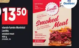 Maxi VIANDE FUMÉE MONTRÉAL LEVITTS | SMOKED MEAT offer