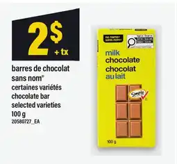 Maxi BARRES DE CHOCOLAT SANS NOM | CHOCOLATE BAR offer