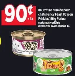 Maxi NOURRITURE HUMIDE POUR CHATS FANCY FEAST, 85 G OU FRISKIES, 156 G, PURINA offer
