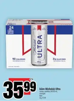 Super C bière Michelob Ultra offer