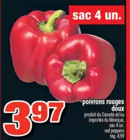 Super C poivrons rouges doux offer