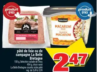 Super C pâté de foie ou de campagne La Belle Bretagne offer