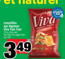 Super C croustilles aux légumes Viva Yum Yum | YumYum Viva veggie chips offer