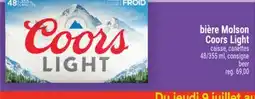 Super C bière Molson Coors Light offer
