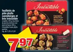 Super C feuilletés de pâte phyllo canneberges et brie Irrésistible offer
