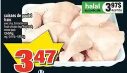 Super C cuisses de poulet frais offer