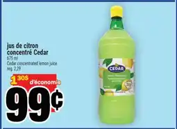 Super C jus de citron concentré Cedar offer