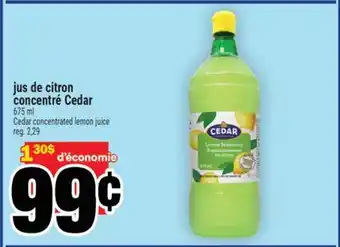 Super C jus de citron concentré Cedar offer