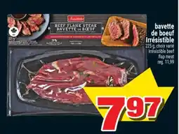 Super C bavette de boeuf Irrésistible | Irrésistible beef flap meat offer