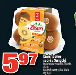 Super C kiwis jaunes sucrés Sungold | Sungold sweet yellow kiwis offer