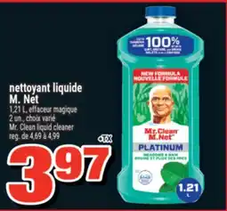 Super C nettoyant liquide M. Net | Mr. Clean liquid cleaner offer
