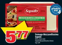 Super C fromage Mozzarellissima Saputo | Saputo Mozzarellissima cheese offer