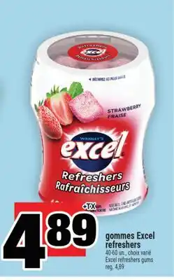 Super C gommes Excel refreshers | Excel refreshers gums offer
