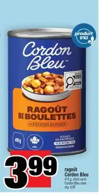 Super C ragout Cordon Bleu | CordonBleu stew offer