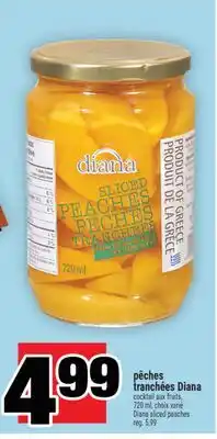 Super C pêches tranchées Diana | Diana sliced peaches offer