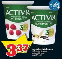 Super C yogourt Activia Danone | Danone Activia yogurt offer
