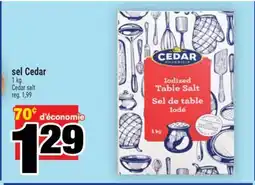 Super C sel Cedar | Cedar salt offer
