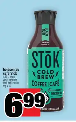 Super C boisson au café Stok | Stok coffee drink offer