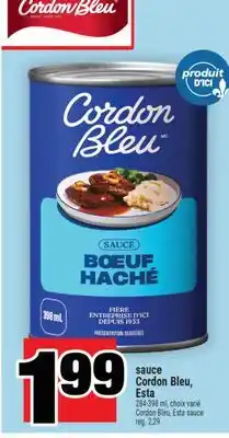 Super C sauce Cordon Bleu, Esta | Cordon Bleu, Esta sauce offer