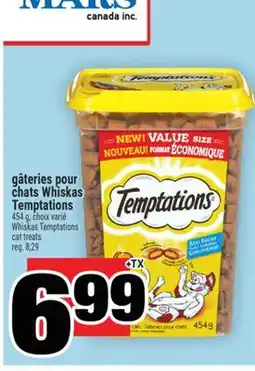 Super C gâteries pour chats Whiskas Temptations | Whiskas Temptations cat treats offer