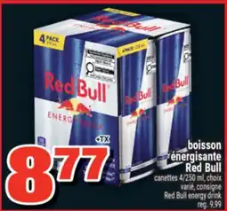 Super C boisson énergisante RedBull | RedBull energy drink offer