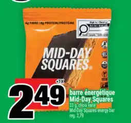 Super C barre énergétique Mid‑Day Squares | Mid-DaySquares energy bar offer