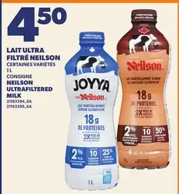 Provigo LAIT ULTRA FILTRÉ NEILSON, 1 L | NEILSON ULTRAFILTERED MILK offer