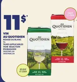 Provigo VIN AU QUOTIDIEN offer
