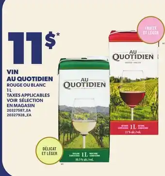 Provigo VIN AU QUOTIDIEN offer