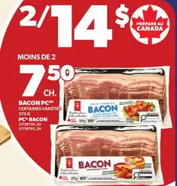 Provigo BACON PC , 375 G | PC BACON offer