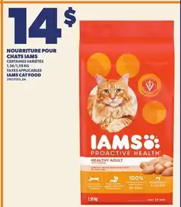 Provigo NOURRITURE POUR CHATS IAMS, 1,36/1,59 KG | IAMS CAT FOOD offer