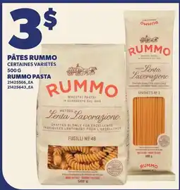 Provigo PÂTES RUMMO, 500 G | RUMMO PASTA offer