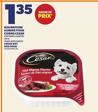 Provigo NOURRITURE HUMIDE POUR CHIENS CESAR, 100 G | CESAR WET DOG FOOD offer