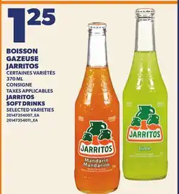 Provigo BOISSON GAZEUSE JARRITOS, 370 ML | JARRITOS SOFT DRINKS offer