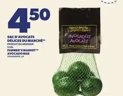 Provigo SAC D'AVOCATS DÉLICES DU MARCHÉ, 5 UN. | FARMER'S MARKET AVOCADO BAG offer