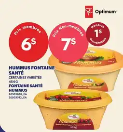 Provigo HUMMUS FONTAINE SANTÉ, 454 G | FONTAINE SANTÉ HUMMUS offer
