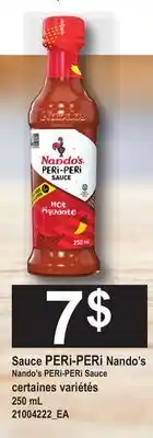 Provigo SAUCE PERI-PERI NANDO'S, 250 ML | NANDO'S PERI-PERI SAUCE offer