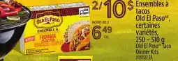 Provigo ENSEMBLES À TACOS OLD EL PASO, 250 – 510 G | OLD EL PASO TACO DINNER KITS offer