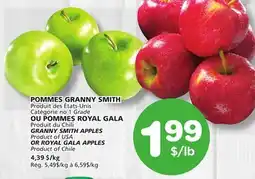 Marches Tradition GRANNY SMITH APPLES OR ROYAL GALA APPLES offer