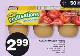 Marches Tradition MOTT'S FRUITSATIONS FRUIT SNACK offer