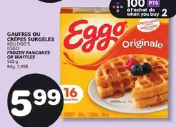 Marches Tradition KELLOGG'S EGGO FROZEN PANCAKES OR WAFFLES offer