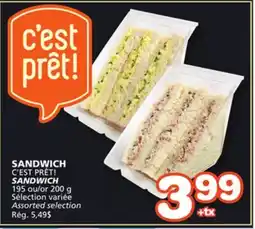 Marches Tradition C'EST PRÊT! SANDWICH offer