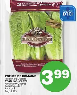 Marches Tradition ROMAINE HEARTS offer
