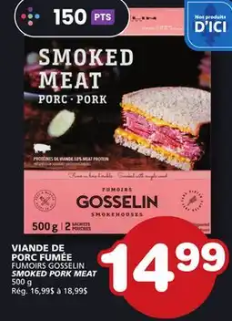 Marches Tradition FUMOIRS GOSSELIN SMOKED PORK MEAT offer