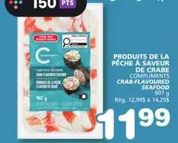 Marches Tradition COMPLIMENTS CRAB-FLAVOURED SEAFOOD offer